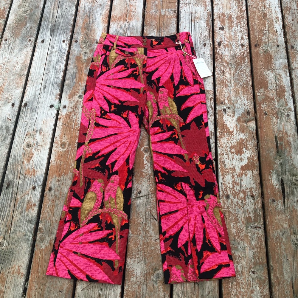 NWT- J. Crew High Waisted Kick Out Pants - 2